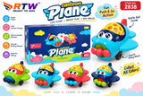 Cartoon Plane Push & Go Toy