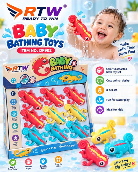 Baby Bathing Toys - Crocodile Squirt Set