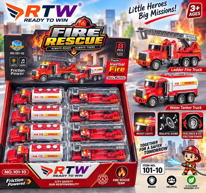 Fire Rescue Truck with Light & Music