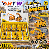 1:55 Scale Friction Construction Truck Model